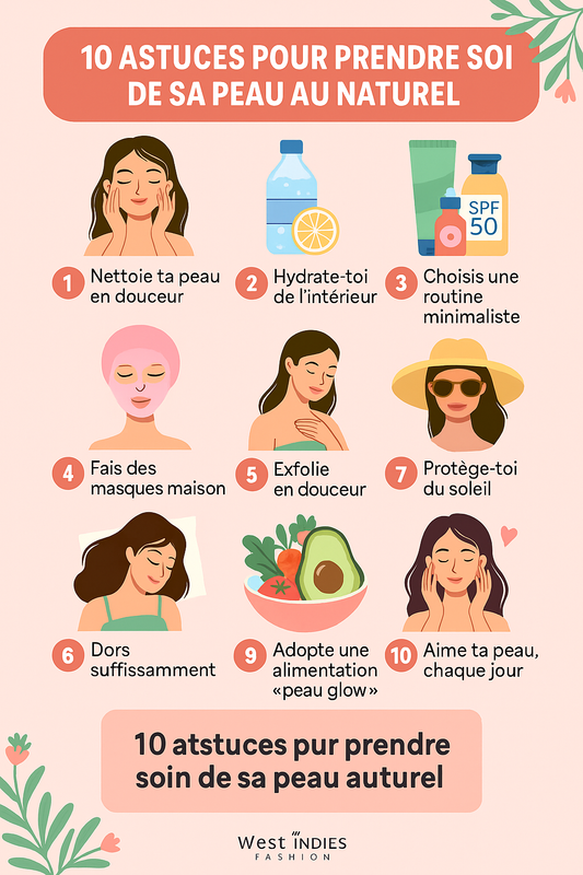 10 astuces pour prendre soin de sa peau au naturel 🌿