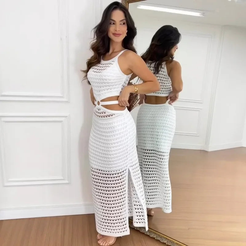 Robe Calypso – Élégance Crochetée