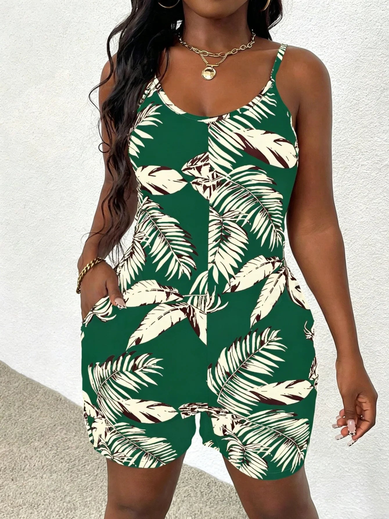 Combishort Maëva – Imprimé tropical