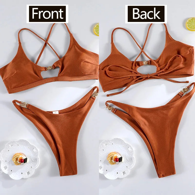 Bikini Cocoa – Maillot deux pièces marron