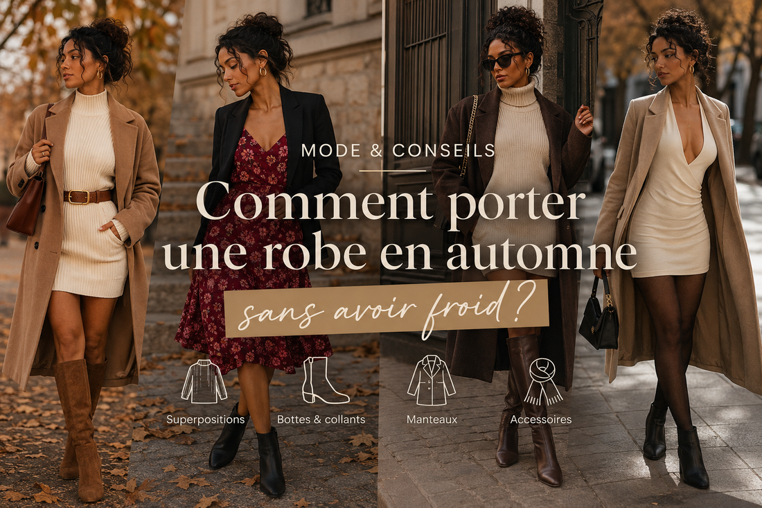 Comment porter une robe en automne sans avoir froid ? Conseils mode West Indies Fashion