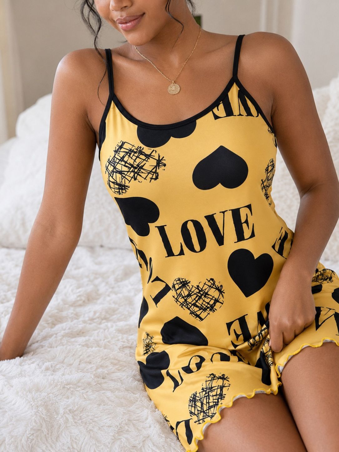 Robe Homewear Louna – Robe d’intérieur légère imprimée
