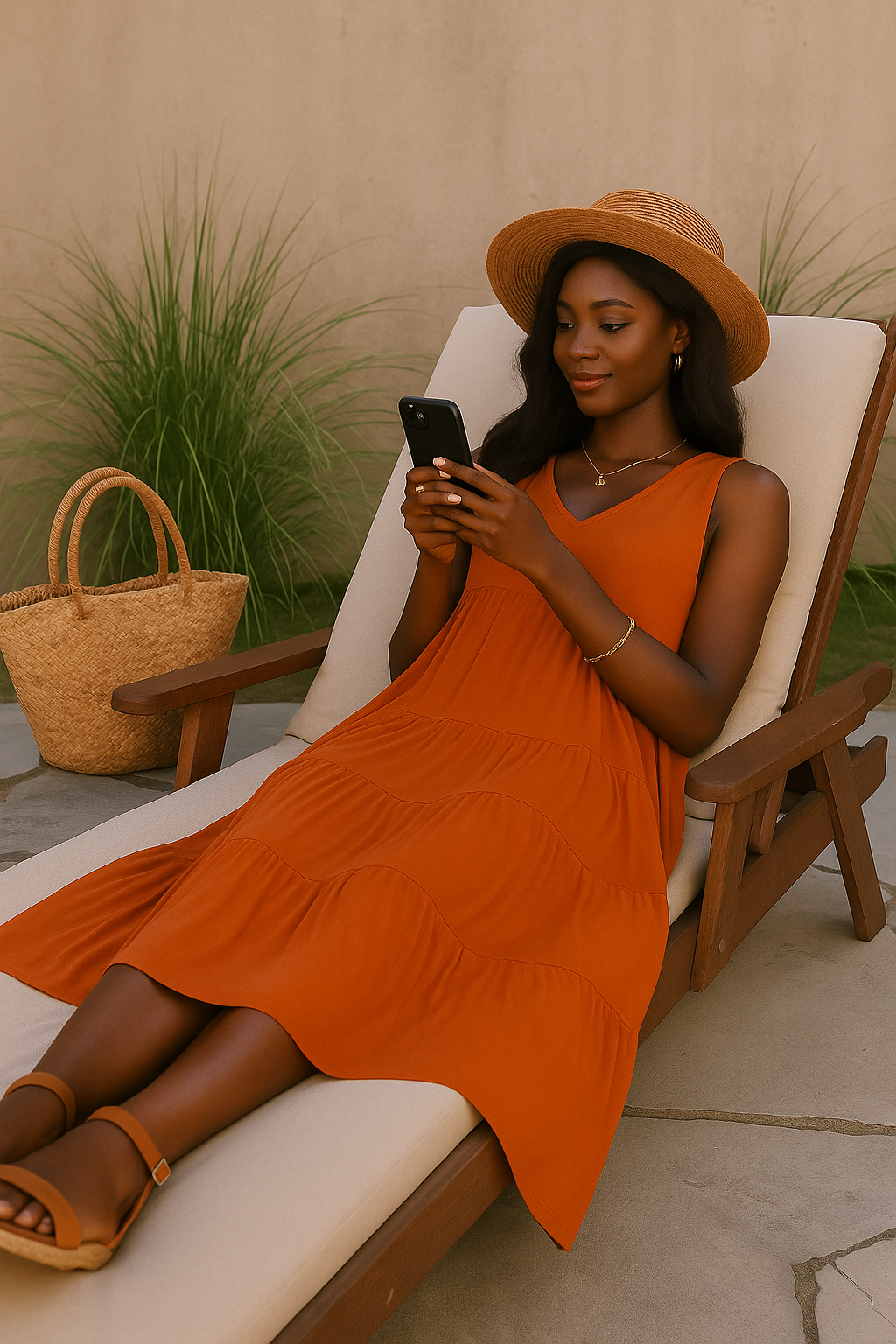 Robe longue d’été fluide – Élégance et légèreté sous les tropiques