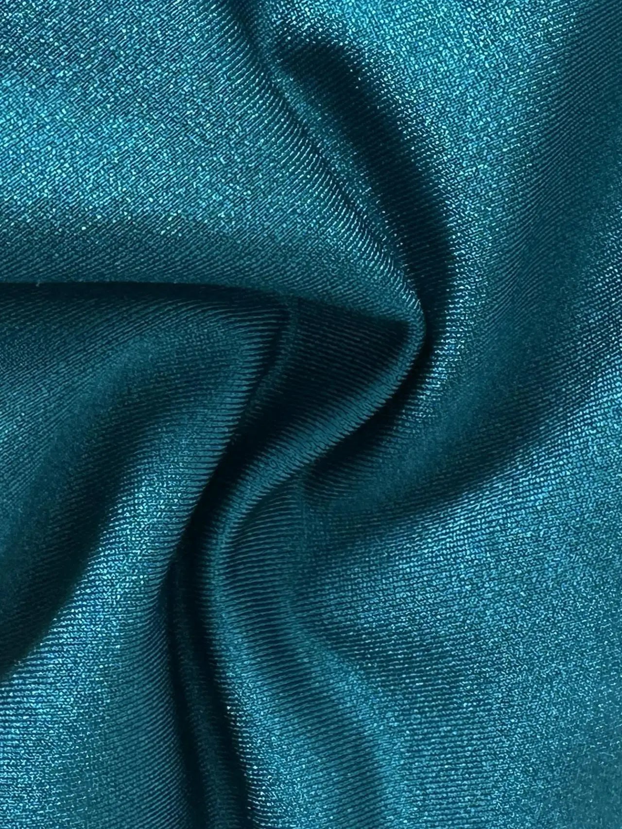 Bikini Shine – Maillot deux pièces brillant taille haute