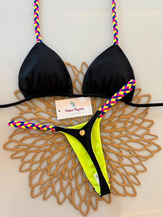 Bikini Palma – Maillot deux pièces imprimé tropical