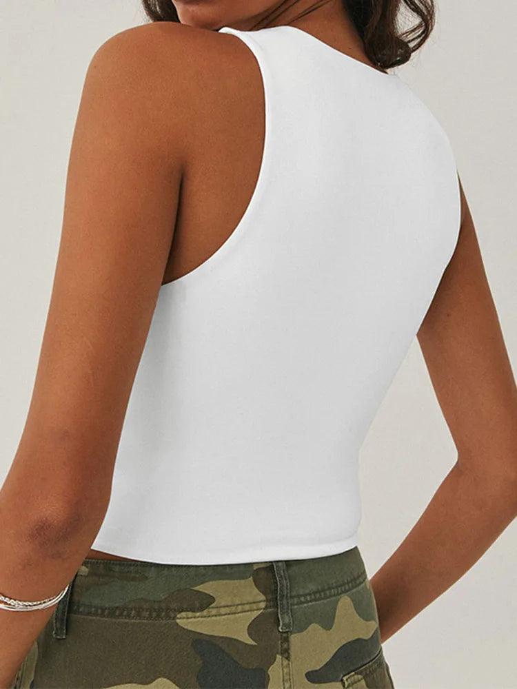 Débardeur Essentiel Maya – Top court uni extensible