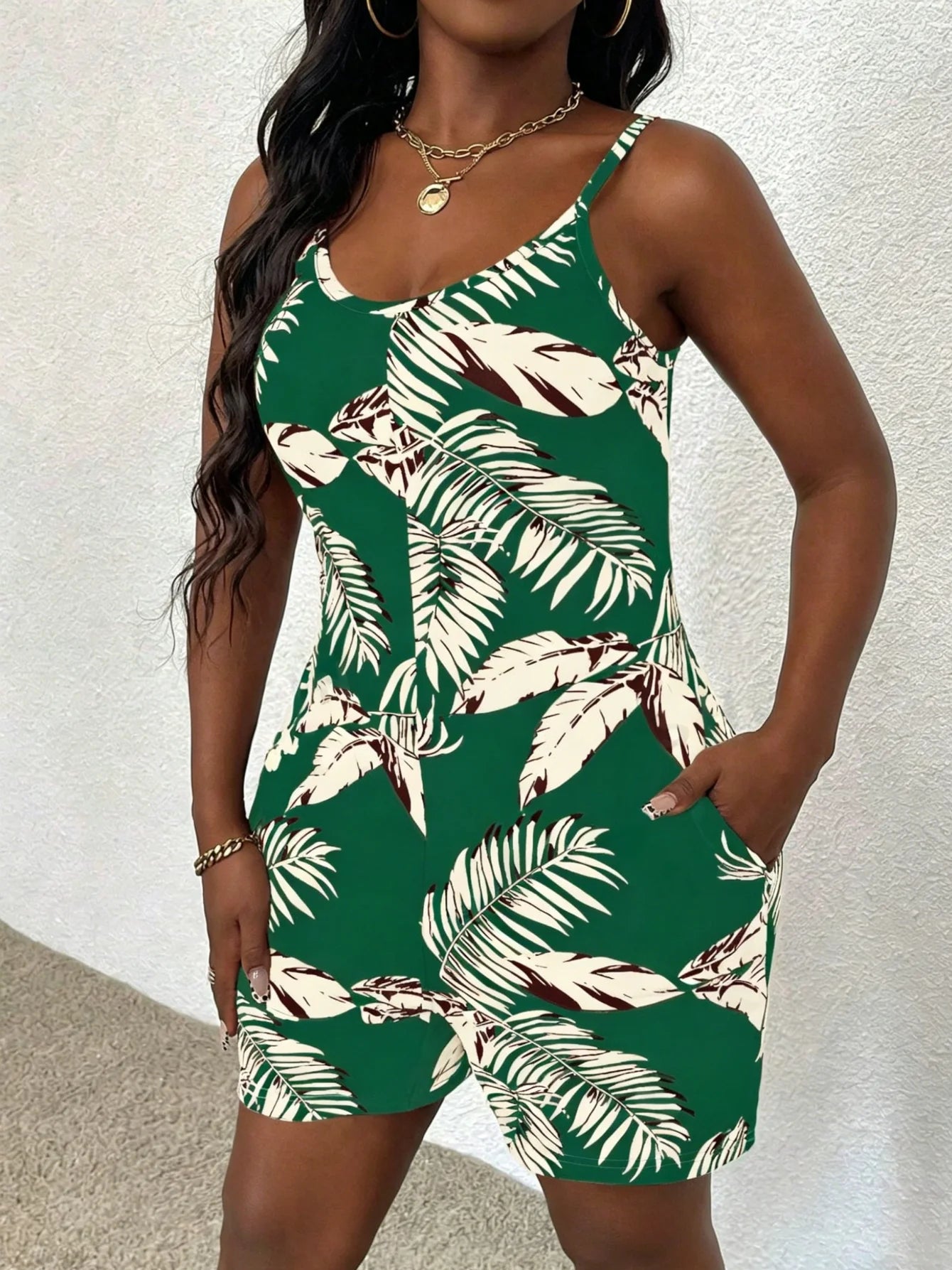 Combishort Maëva – Imprimé tropical