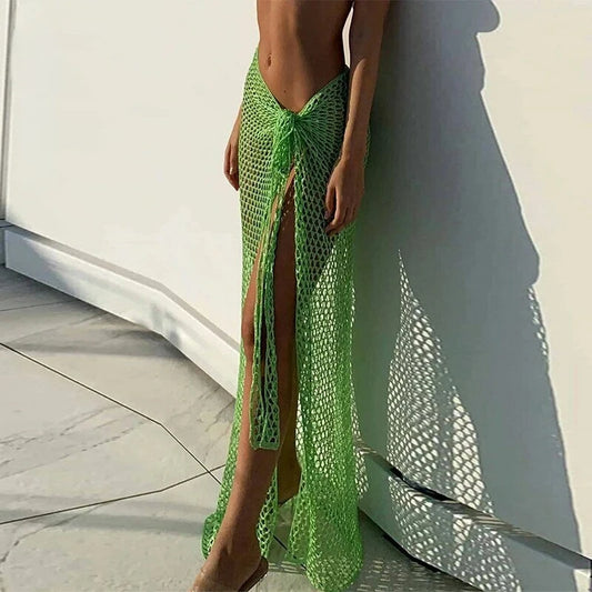Jupe paréo Liora – Cover-up crochet ajouré