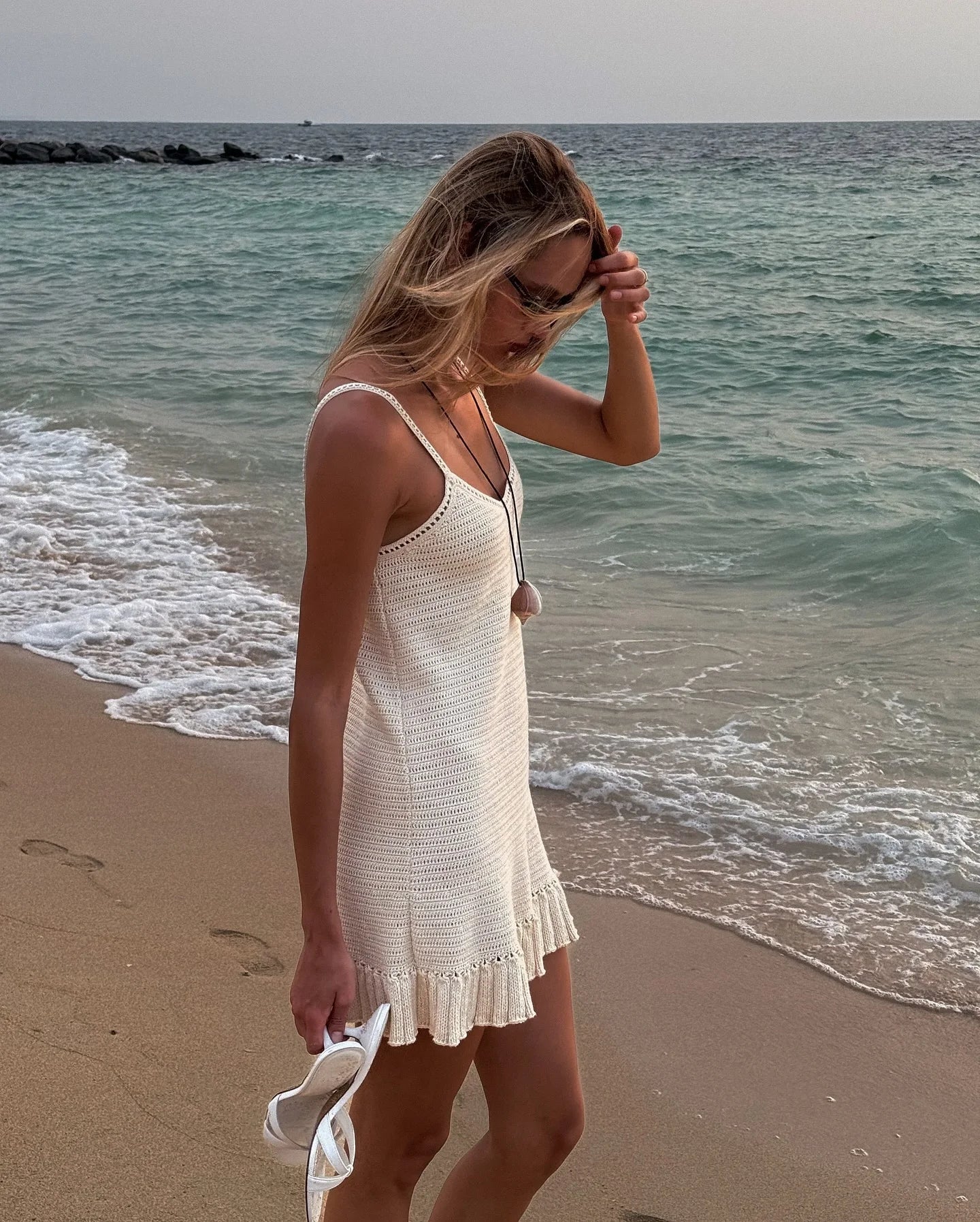 Robe longue en coton “Rainbow Chill”