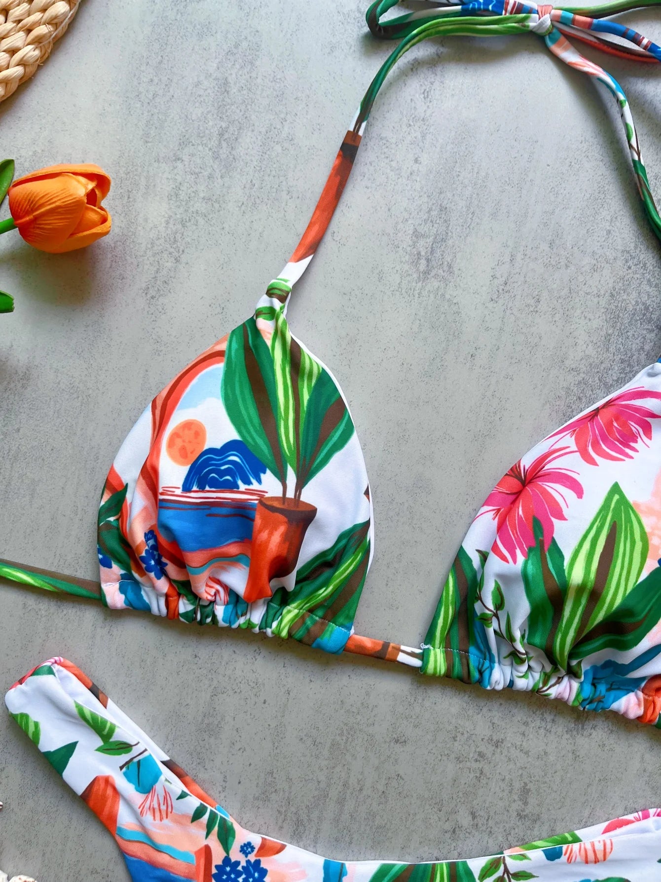 Bikini Isla – Bikini brésilien imprimé tropical
