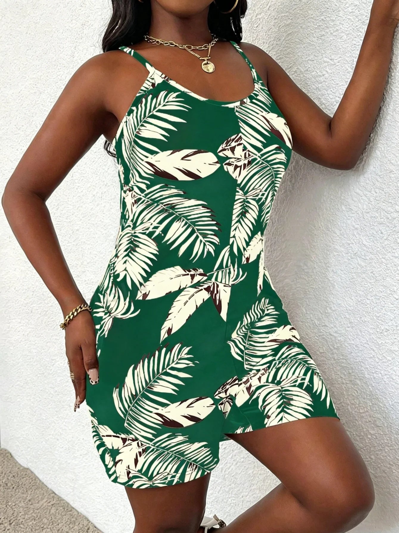 Combishort Maëva – Imprimé tropical