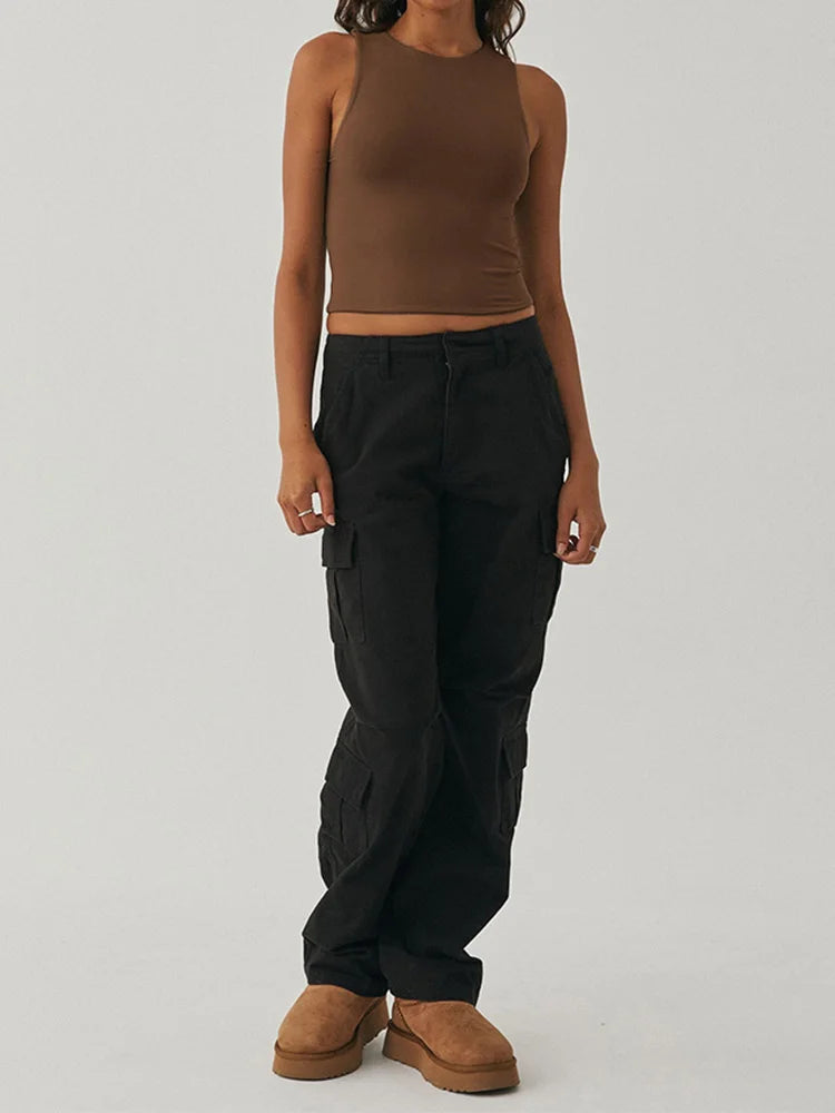 Débardeur Essentiel Maya – Top court uni extensible