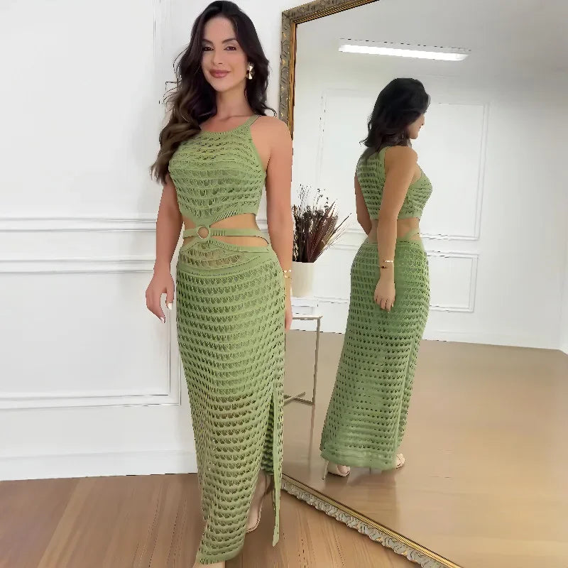 Robe Calypso – Élégance Crochetée