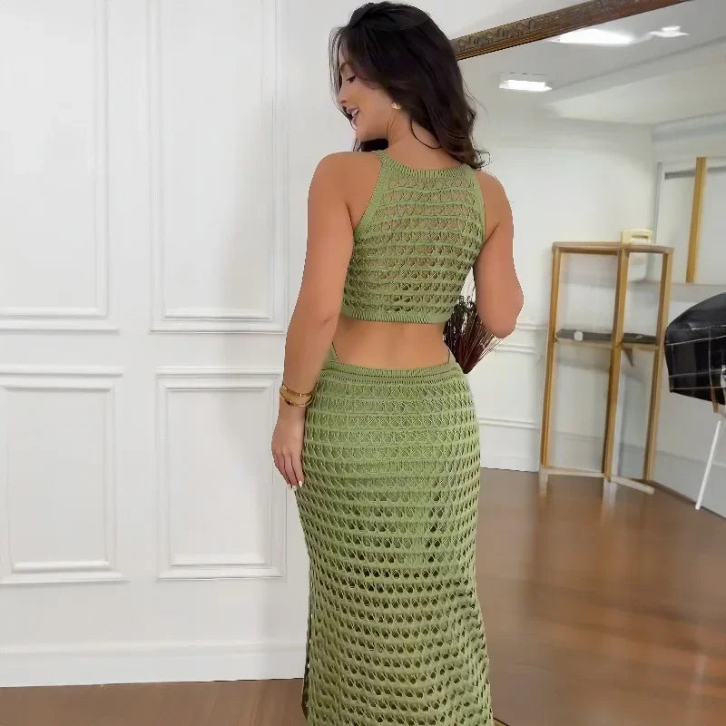 Robe Calypso – Élégance Crochetée