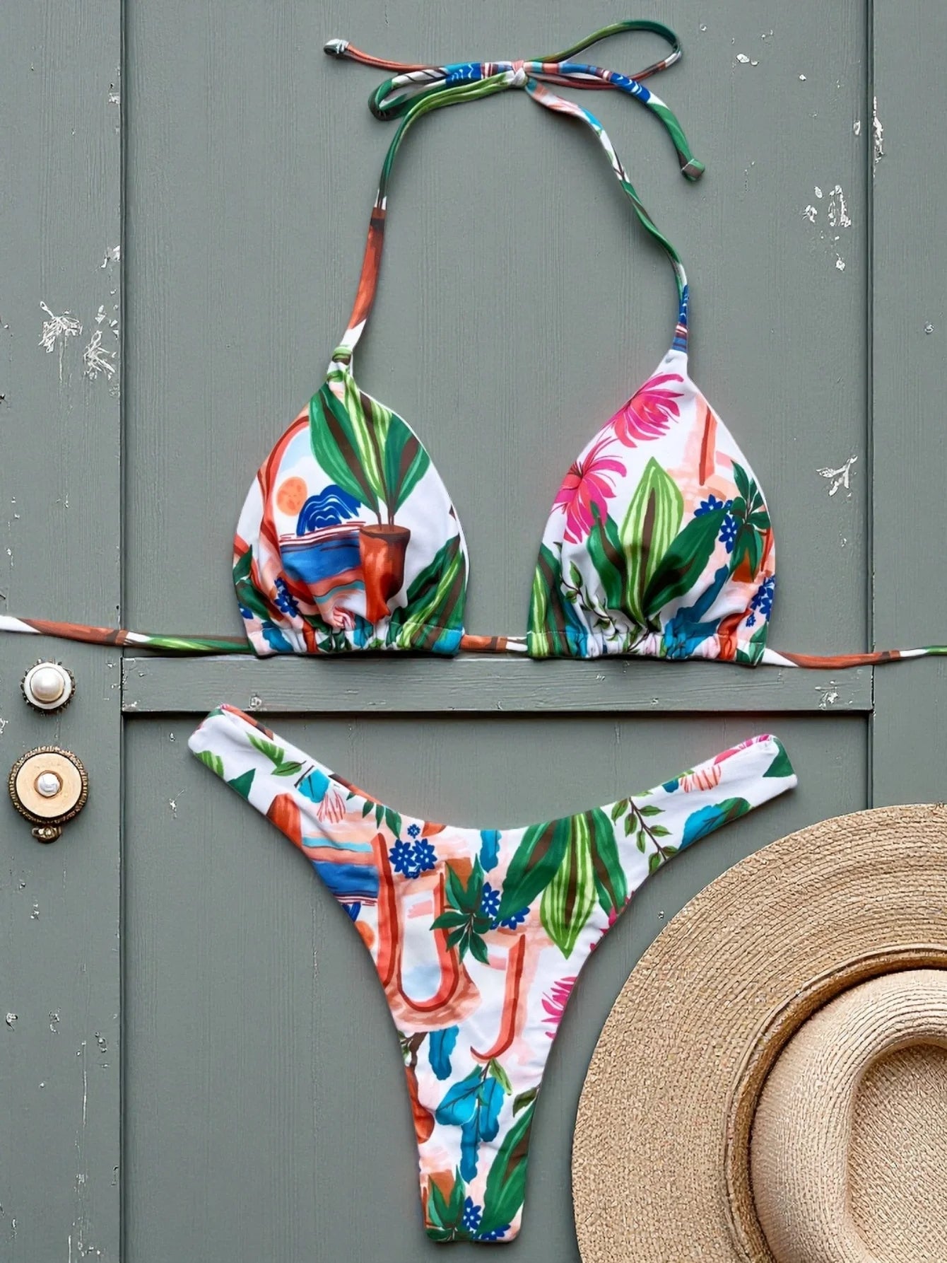 Bikini Isla – Bikini brésilien imprimé tropical