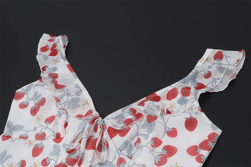 Robe longue Cherry Kiss