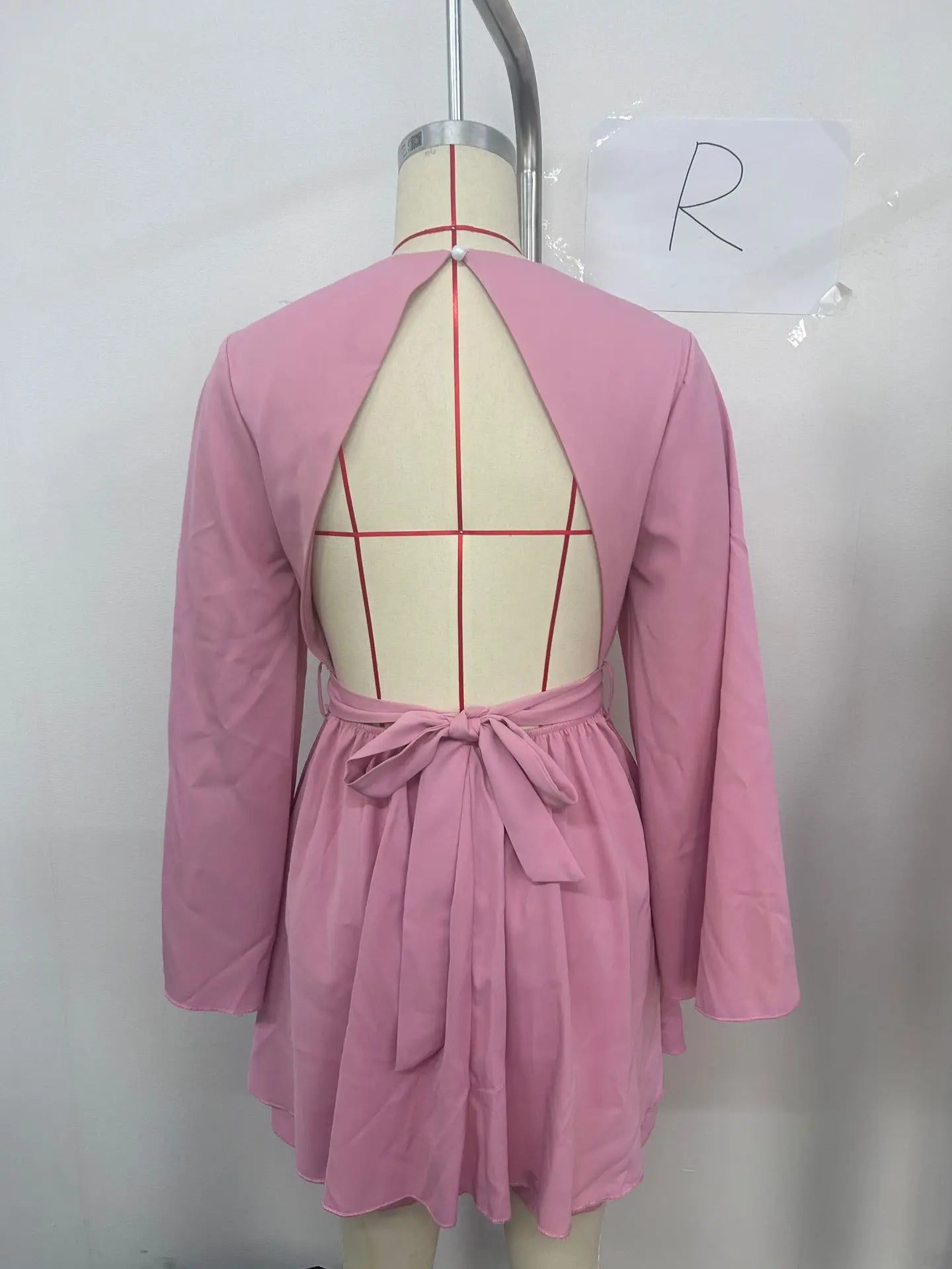 Fashion Women Rompers Sexy Backless High Waist Female Jumpsuit Playsuits Butterfly Sleeve Dress Shorts Casual Summer Ropa Mujer