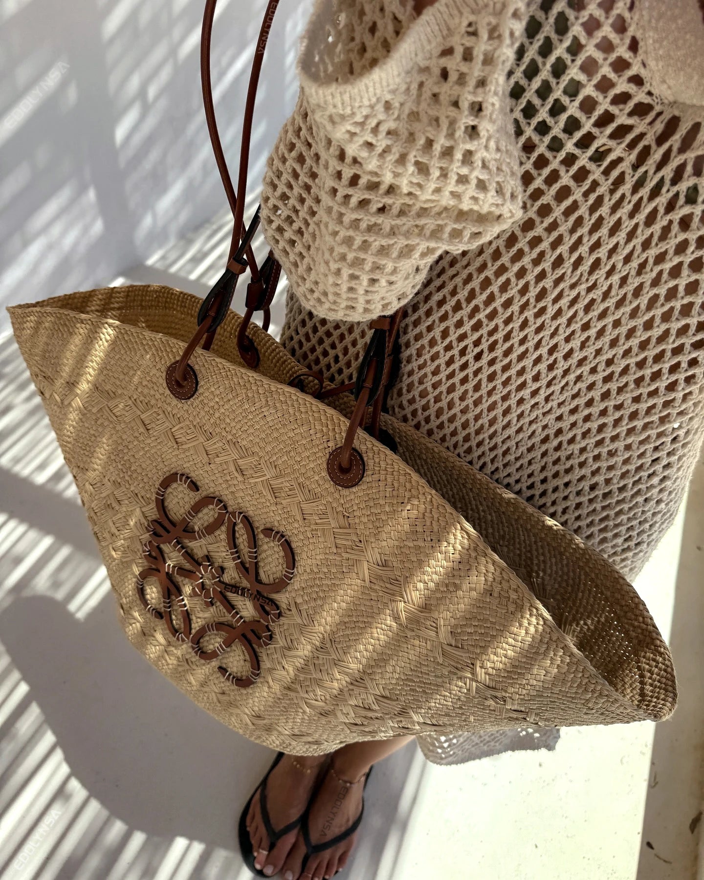 Robe de Plage Maille Filet
