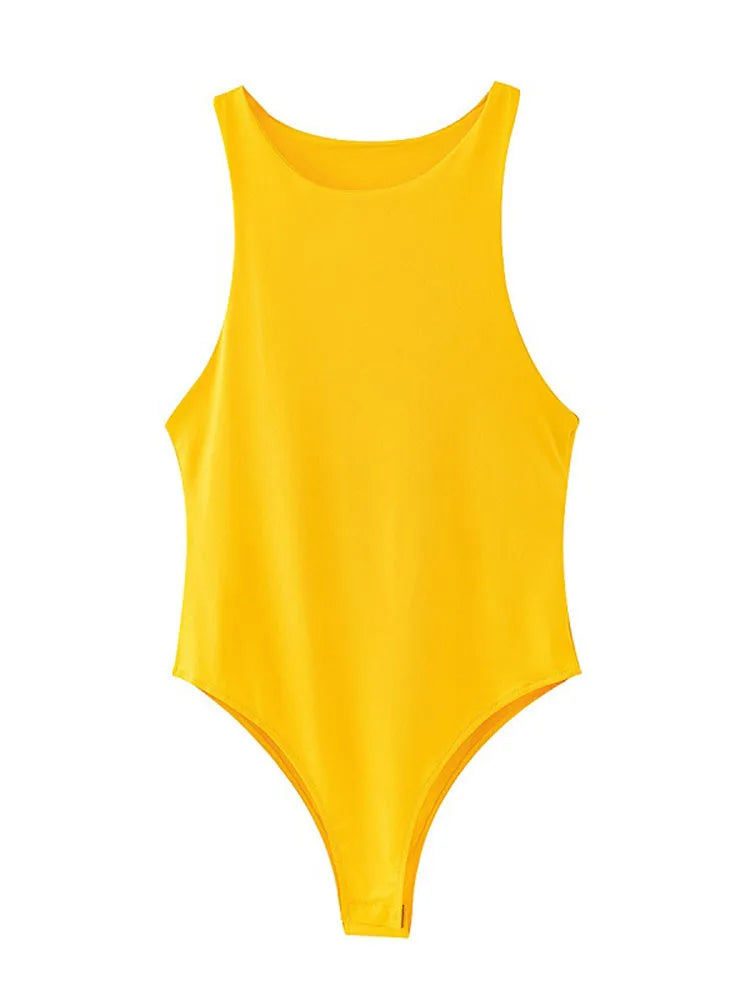 Combishort Lya – Body ajusté sans manches
