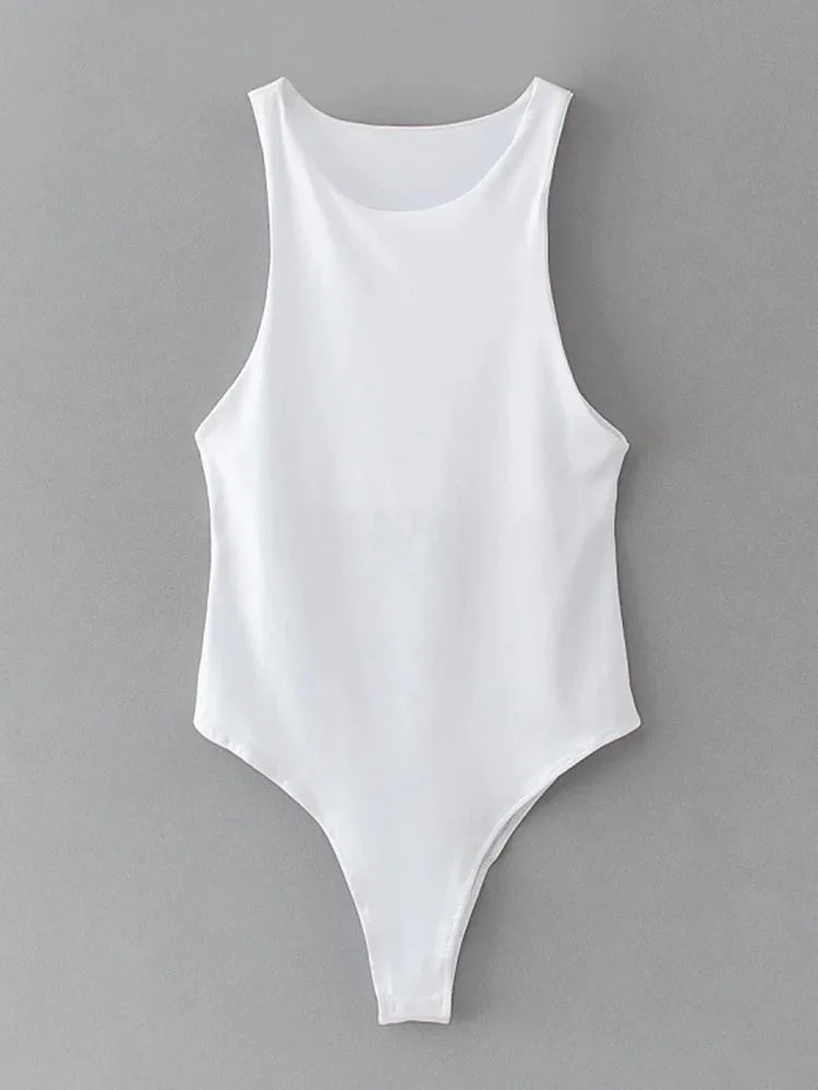 Combishort Lya – Body ajusté sans manches