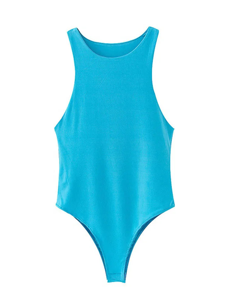 Combishort Lya – Body ajusté sans manches