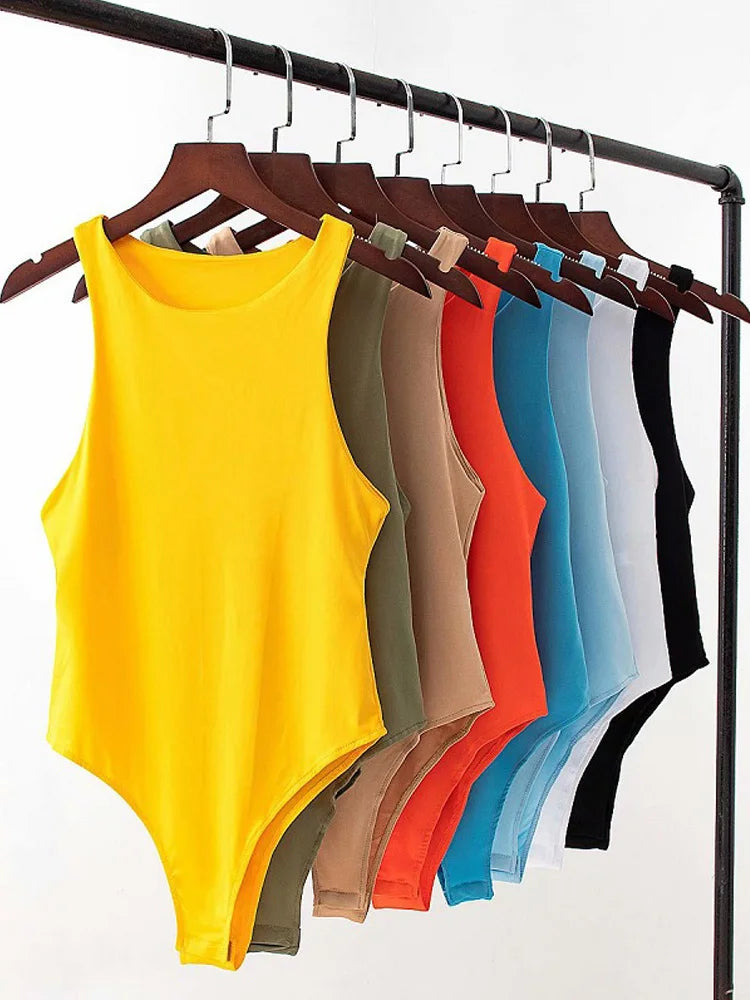 Combishort Lya – Body ajusté sans manches
