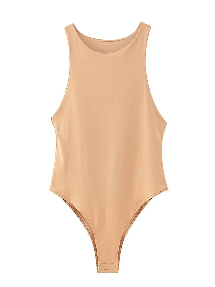 Combishort Lya – Body ajusté sans manches