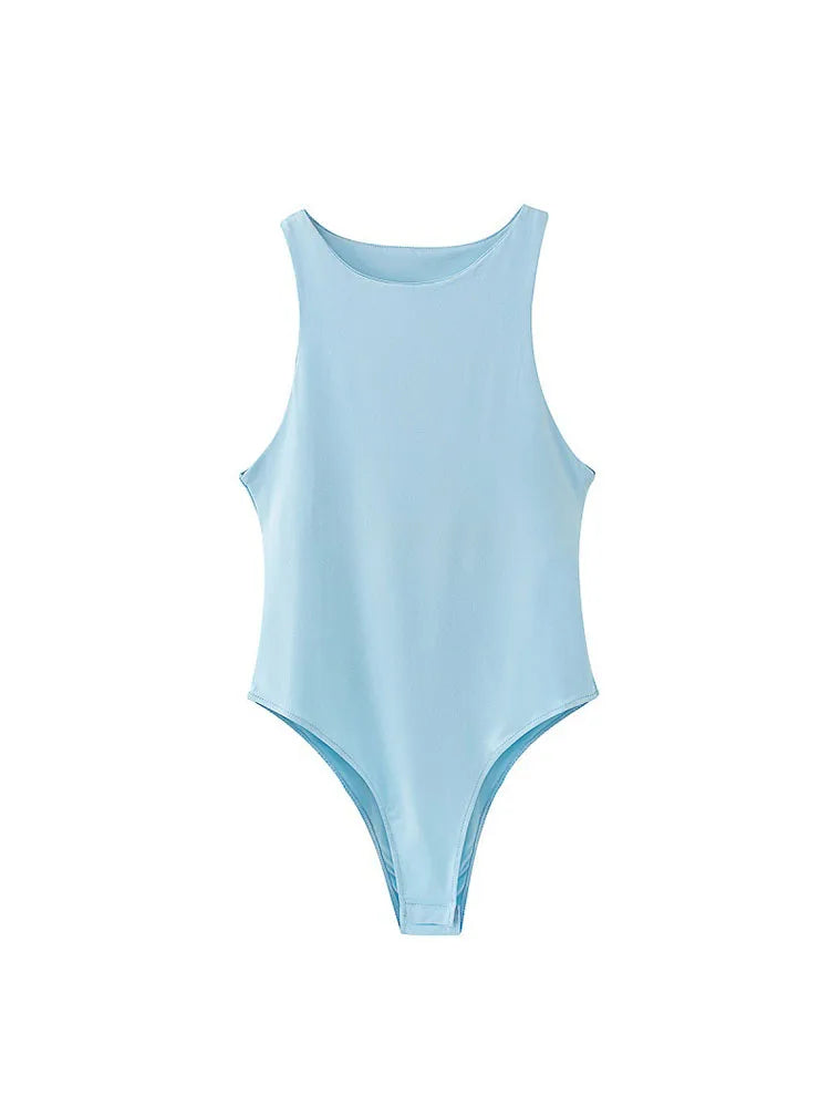 Combishort Lya – Body ajusté sans manches