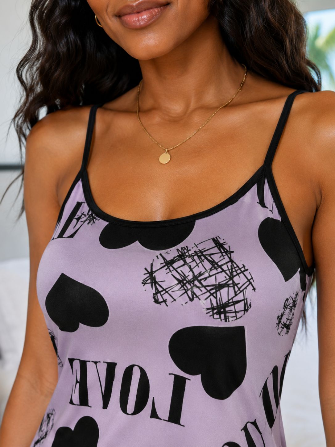 Robe Homewear Louna – Robe d’intérieur légère imprimée