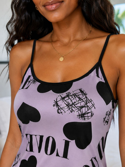 Robe Homewear Louna – Robe d’intérieur légère imprimée