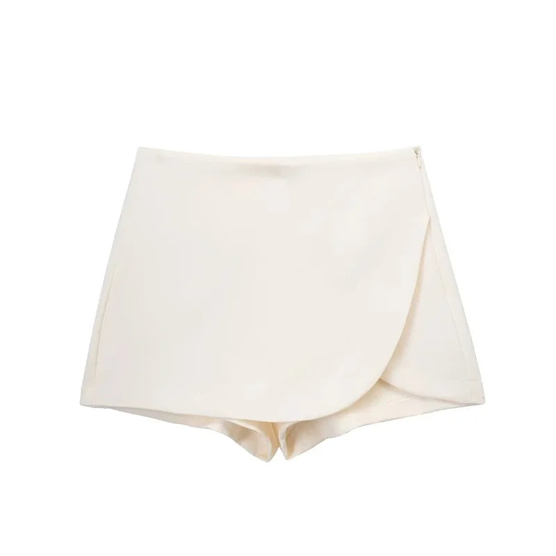 Jupe-Short Portefeuille Taille Haute – Style Chic & Confort