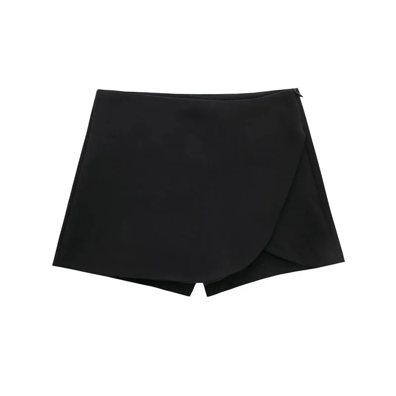 Jupe-Short Portefeuille Taille Haute – Style Chic & Confort