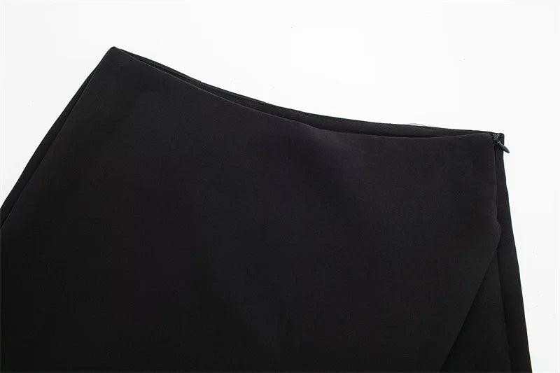 Jupe-Short Portefeuille Taille Haute – Style Chic & Confort