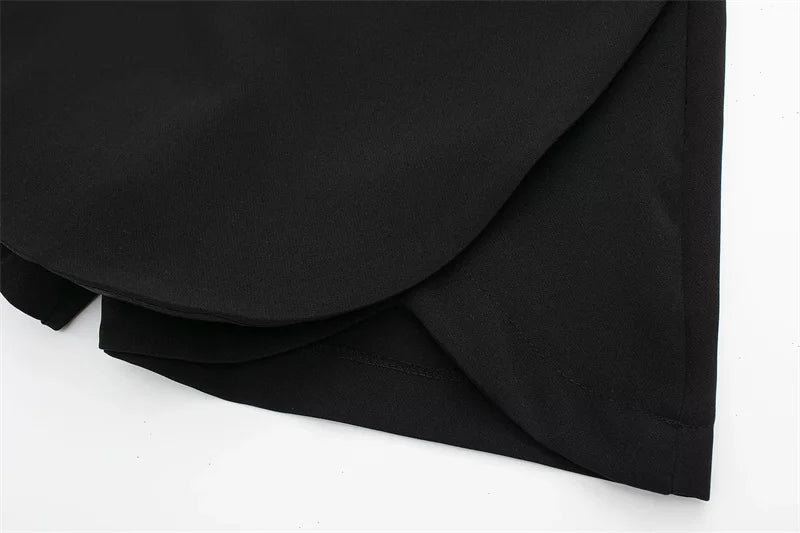 Jupe-Short Portefeuille Taille Haute – Style Chic & Confort