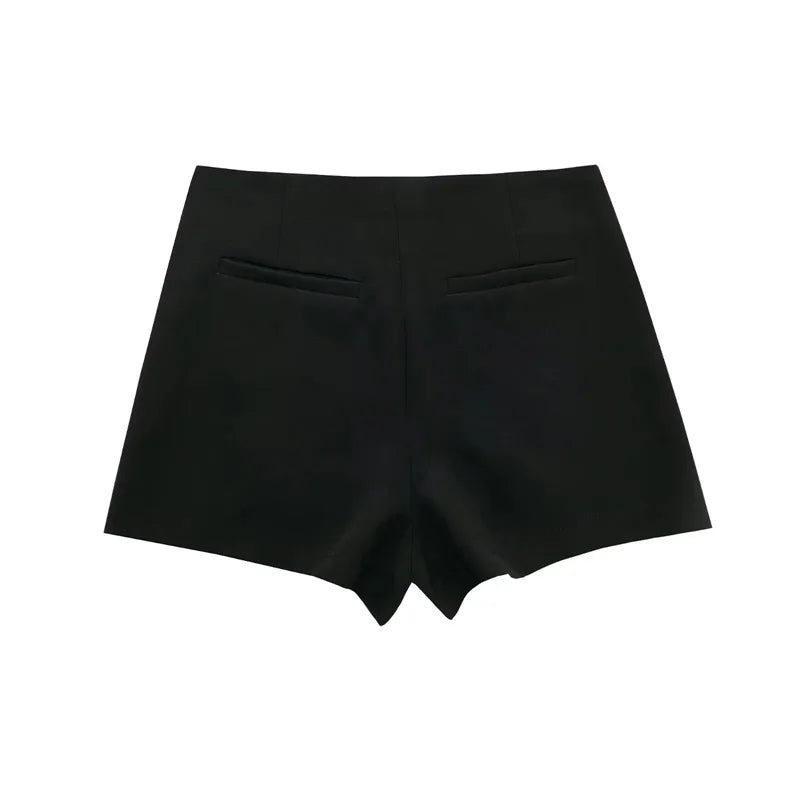 Jupe-Short Portefeuille Taille Haute – Style Chic & Confort