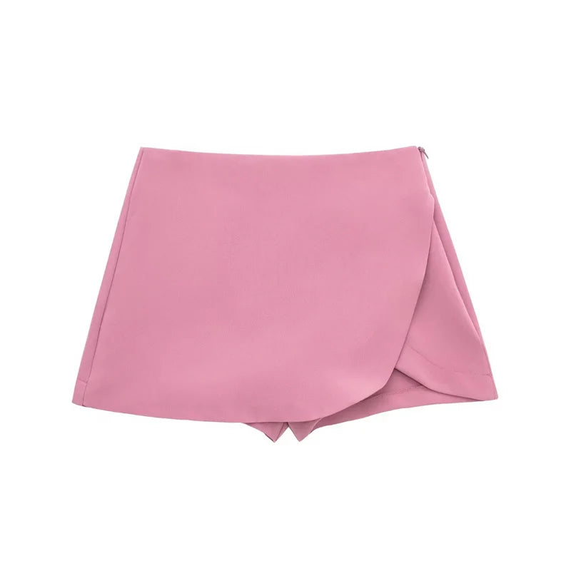 Jupe-Short Portefeuille Taille Haute – Style Chic & Confort