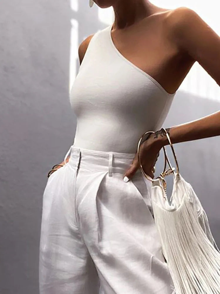 Top asymétrique une épaule