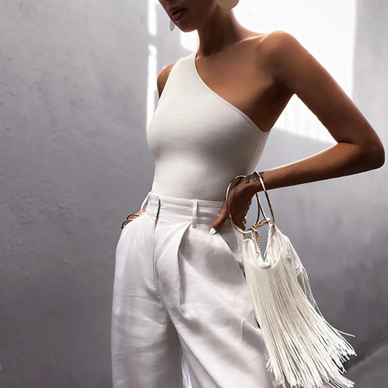 Top asymétrique une épaule